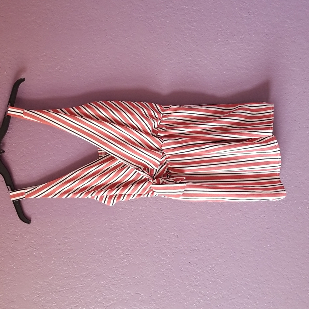 Mind Code Stripped Romper